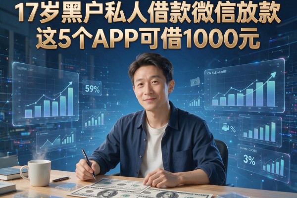 17岁黑户私人借款微信放款，这5个APP可借1000元