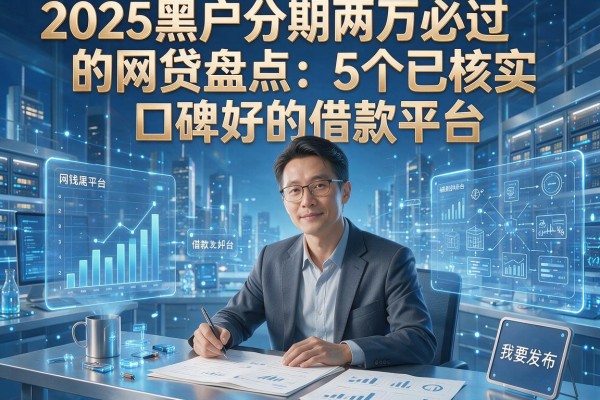 2025黑户分期两万必过的网贷盘点：5个已核实、口碑好的借款平台
