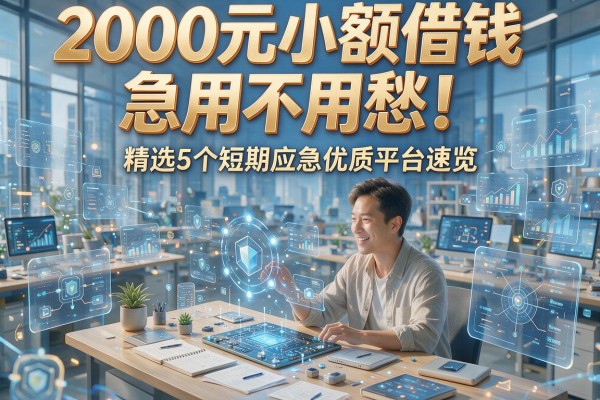 2000元小额借钱急用不用愁！精选5个短期应急优质平台速览