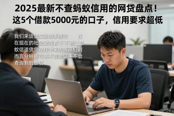 2025最新不查蚂蚁信用的网贷盘点!这5个借款5000元的口子,信用要求超低
