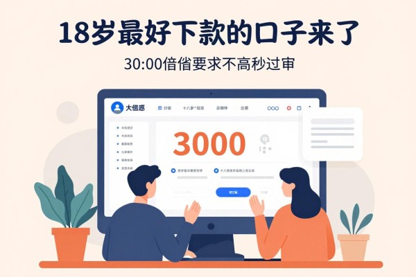 18岁最好下款的口子来了！今日新平台上线，3000借款要求不高秒过审