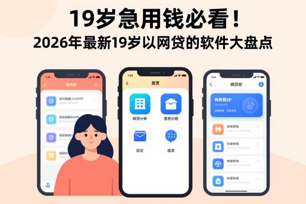 19岁急用钱必看！2026年最新19岁可以网贷的软件大盘点，亲测攻略都在这里了