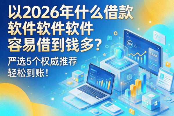 2026年什么借款软件容易借到钱多?严选5个权威推荐,轻松到账!