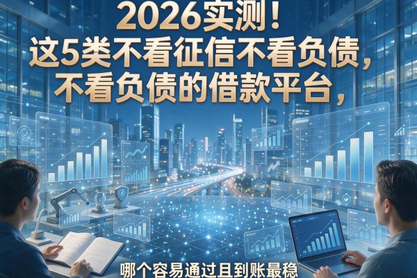 2026实测！这5类不看征信不看负债的借款平台，哪个容易通过且到账最稳？
