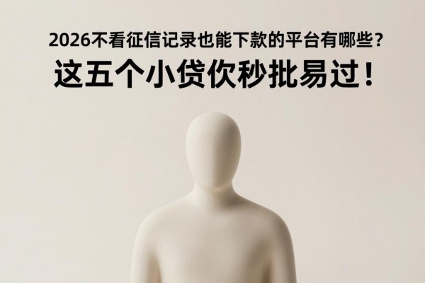 2026不看征信记录也能下款的平台有哪些？这五个小额贷款秒批易过！