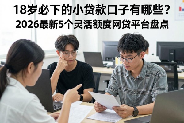18岁必下的小额贷款口子有哪些？2026最新5个灵活额度网贷平台盘点