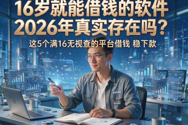 16岁就能借钱的软件2026年真实存在吗?这5个满16无视查的平台借钱稳下款