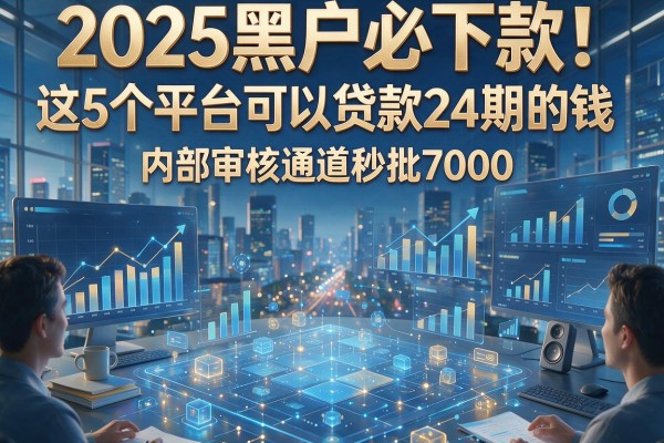 2025黑户必下款！这5个平台可以贷款24期的钱，内部审核通道秒批7000