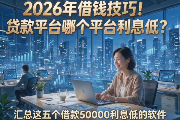 2026年借钱技巧!贷款平台哪个平台利息低?汇总这五个借款50000利息低的软件