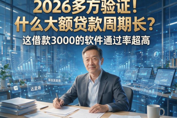 2026多方验证！什么大额贷款周期长？这借款3000的软件通过率超高