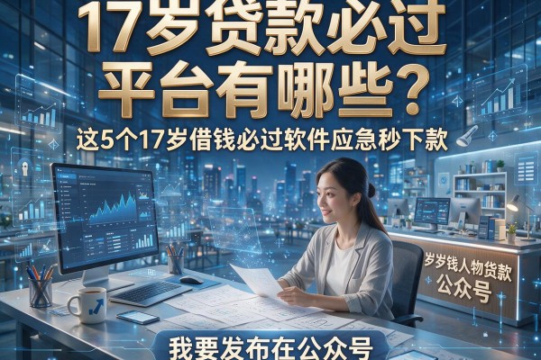 17岁贷款必过平台有哪些？这5个17岁借钱必过软件应急秒下款