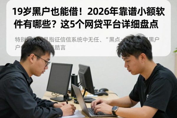 19岁黑户也能借!2026年靠谱小额借款软件有哪些?这5个网贷平台详细盘点