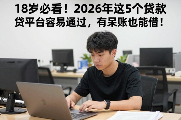 18岁必看!2026年这5个贷款平台容易通过,有呆账也能借!