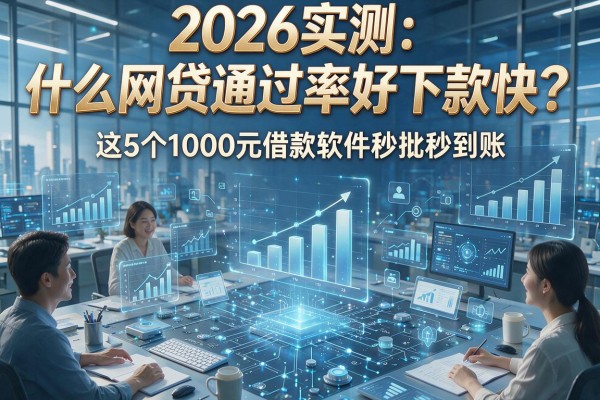2026实测:什么网贷通过率好下款快?这5个1000元借款软件秒批秒到账!