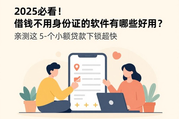 2025必看!借钱不用身份证的软件有哪些好用?亲测这5个小额贷款下款超快