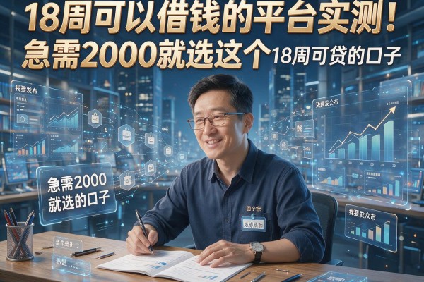 18周可以借钱的平台实测!急需2000就选这个18周可贷的口子
