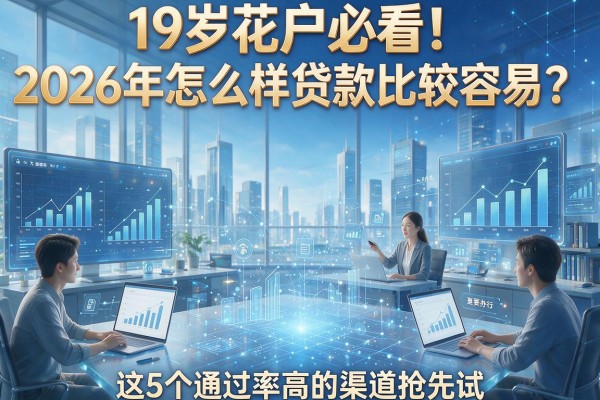 19岁花户必看！2026年怎么样贷款比较容易？这5个通过率高的渠道抢先试