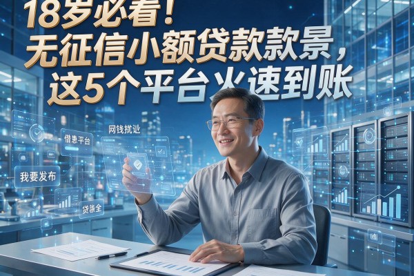 18岁必看!无征信小额贷款这5个平台火速到账