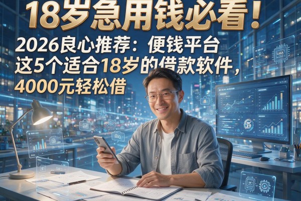 18岁急用钱必看！2026良心推荐：这5个适合18岁的借款软件，4000元轻松借