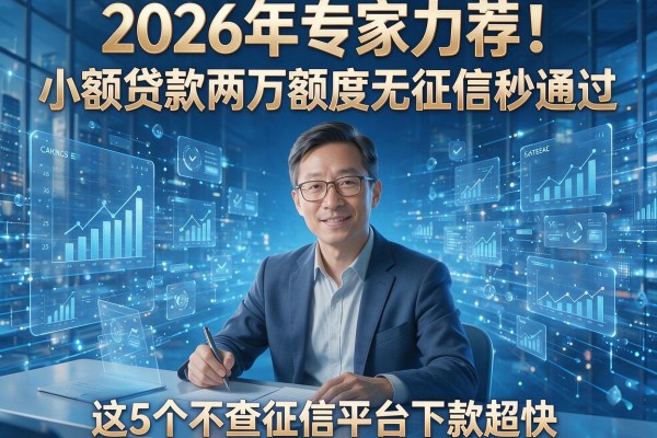 2026年专家力荐!小额贷款两万额度无征信秒通过,这5个不查征信平台下款超快