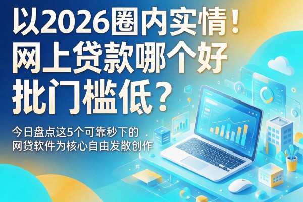 2026圈内实情！网上贷款哪个好批门槛低？今日盘点这5个可靠秒下的网贷软件