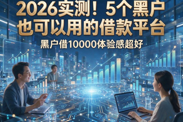 2026实测!5个黑户也可以用的借款平台,黑户借10000体验感超好