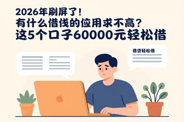 2026年刷屏了！有什么借钱的应用要求不高？这5个口子6000元轻松借