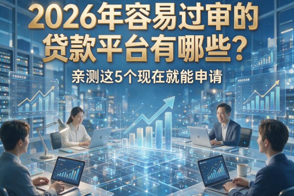 2026年容易过审的贷款平台有哪些?亲测这5个现在就能申请!