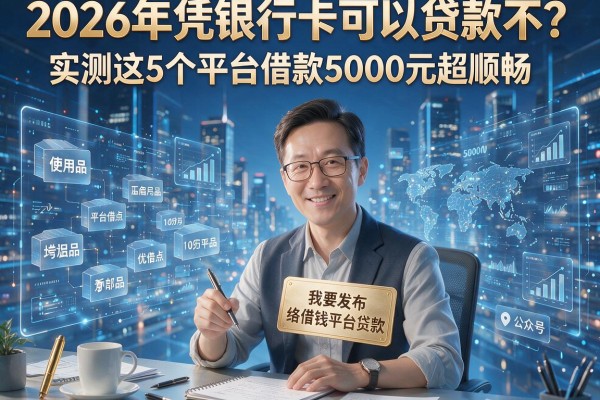 2026年凭银行卡可以贷款不?实测这5个平台借款5000元超顺畅