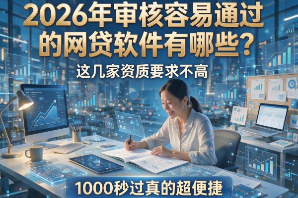 2026年审核容易通过的网贷软件有哪些?这几家资质要求不高1000秒过真的超便捷