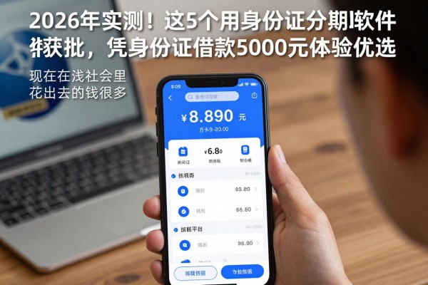 2026年实测！这5个用身份证分期的软件获批，凭身份证借款5000元体验优选