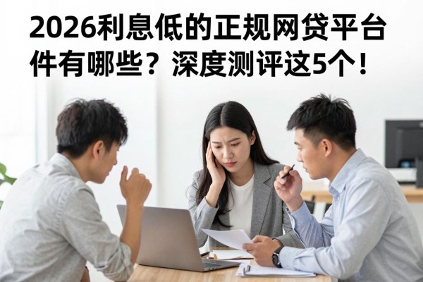 2026利息低的正规网贷平台软件有哪些？深度测评这5个！
