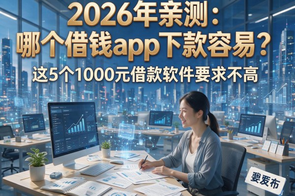 2026年亲测:哪个借钱app下款容易?这5个1000元借款软件要求不高!