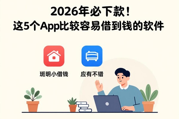 2026年必下款!这5个app比较容易借到钱的软件,实测真的好用!