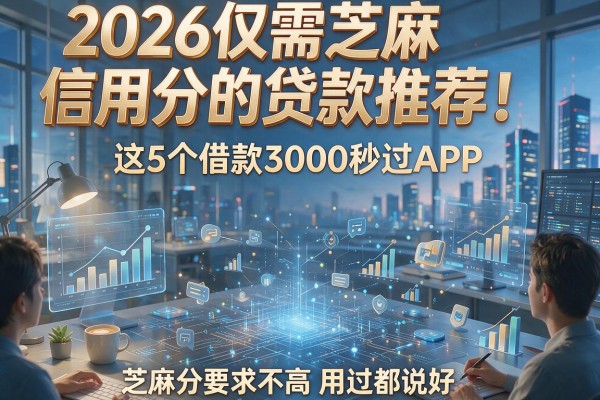 2026仅需芝麻信用分的贷款推荐！这5个借款3000秒过APP，芝麻分要求不高用过都说好