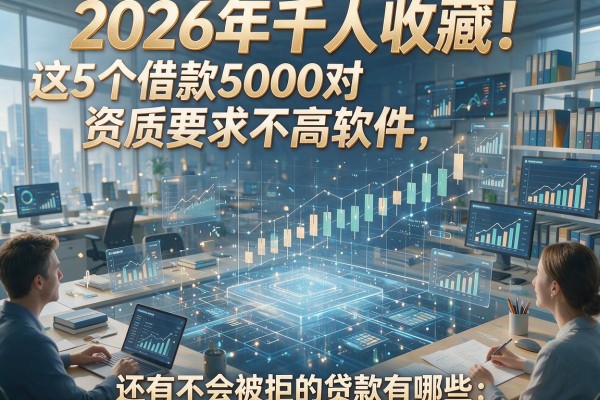 2026年千人收藏!这5个借款5000对资质要求不高软件,还有不会被拒的贷款有哪些?