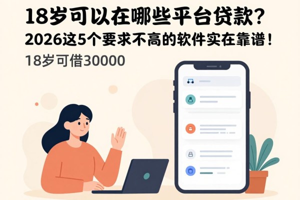 18岁可以在哪些平台贷款？2026这5个要求不高的软件，18岁可借30000实在靠谱！