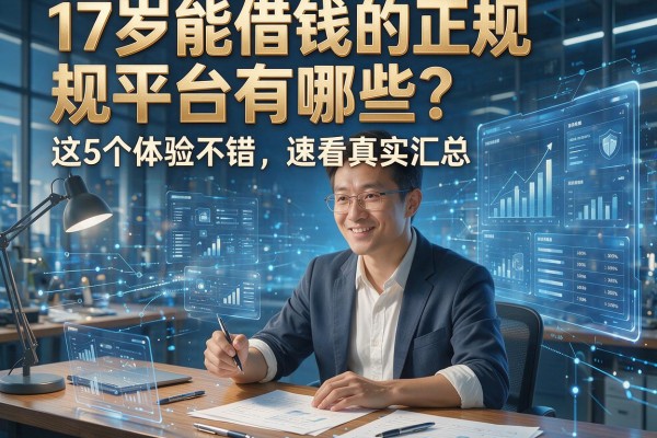 17岁能借钱的正规平台有哪些？这5个体验不错，速看真实汇总！