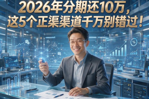 2026年分期还10万，这5个正规渠道千万别错过！