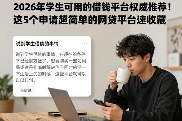 2026年学生可用的借钱平台权威推荐!这5个申请超简单的网贷平台速收藏