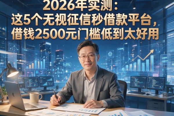 2026年实测:这5个无视征信秒借款平台,借钱2500元门槛低到太好用!
