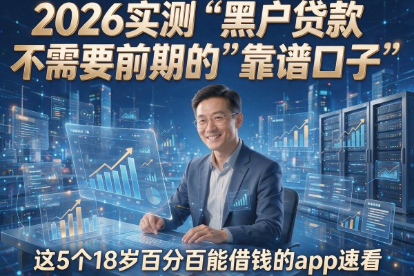 2026实测“黑户贷款不需要前期的”靠谱口子,这5个18岁百分百能借钱的app速看