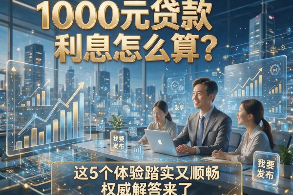 1000元贷款利息怎么算？这5个体验踏实又顺畅，权威解答来了！