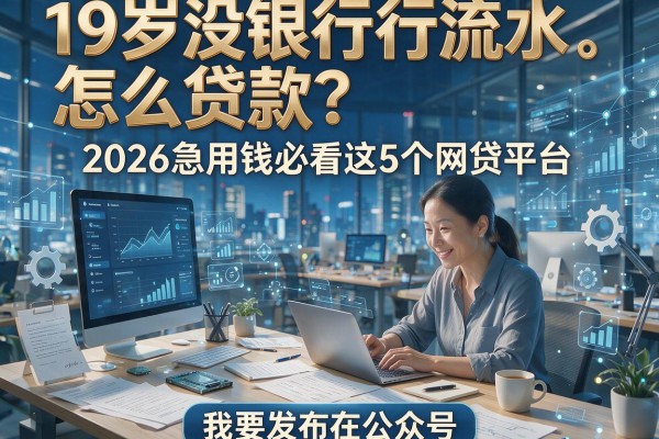 19岁没银行流水怎么贷款？2026急用钱必看这5个网贷平台