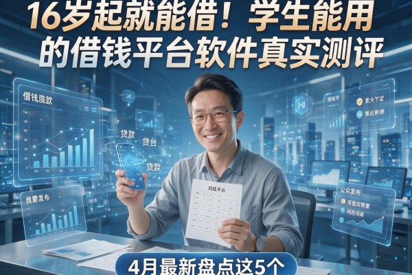 16岁起就能借！学生能用的借钱平台软件真实测评，4月最新盘点这5个