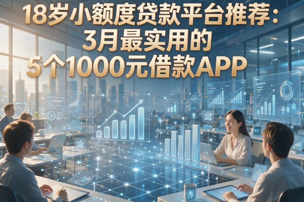 18岁小额度贷款平台推荐:3月最实用的5个1000元借款APP