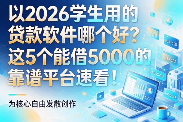 2026学生用的贷款软件哪个好?这5个能借5000的靠谱平台速看!