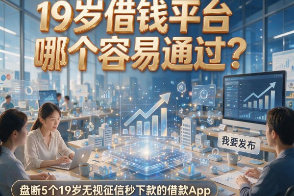 19岁借钱平台哪个容易通过?盘点5个19岁无视征信秒下款的借款App