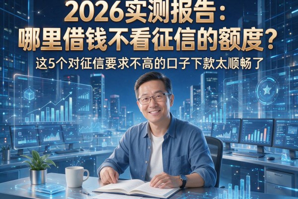 2026实测报告:哪里借钱不看征信的额度?这5个对征信要求不高的口子下款太顺畅了