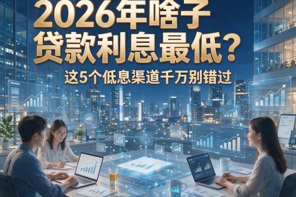 2026年啥子贷款利息最低?这5个低息渠道千万别错过!